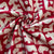 Red Abstract Batik Print Pure Cotton Fabric 16795