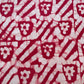 Red Batik Print Pure Cotton Fabric 16790