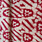 Red Batik Print Pure Cotton Fabric 16790