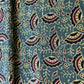 Green Ajrakh Print Mashru Silk Fabric 20818