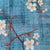 Blue Print Sequence Embroidery Linen Fabric 11123