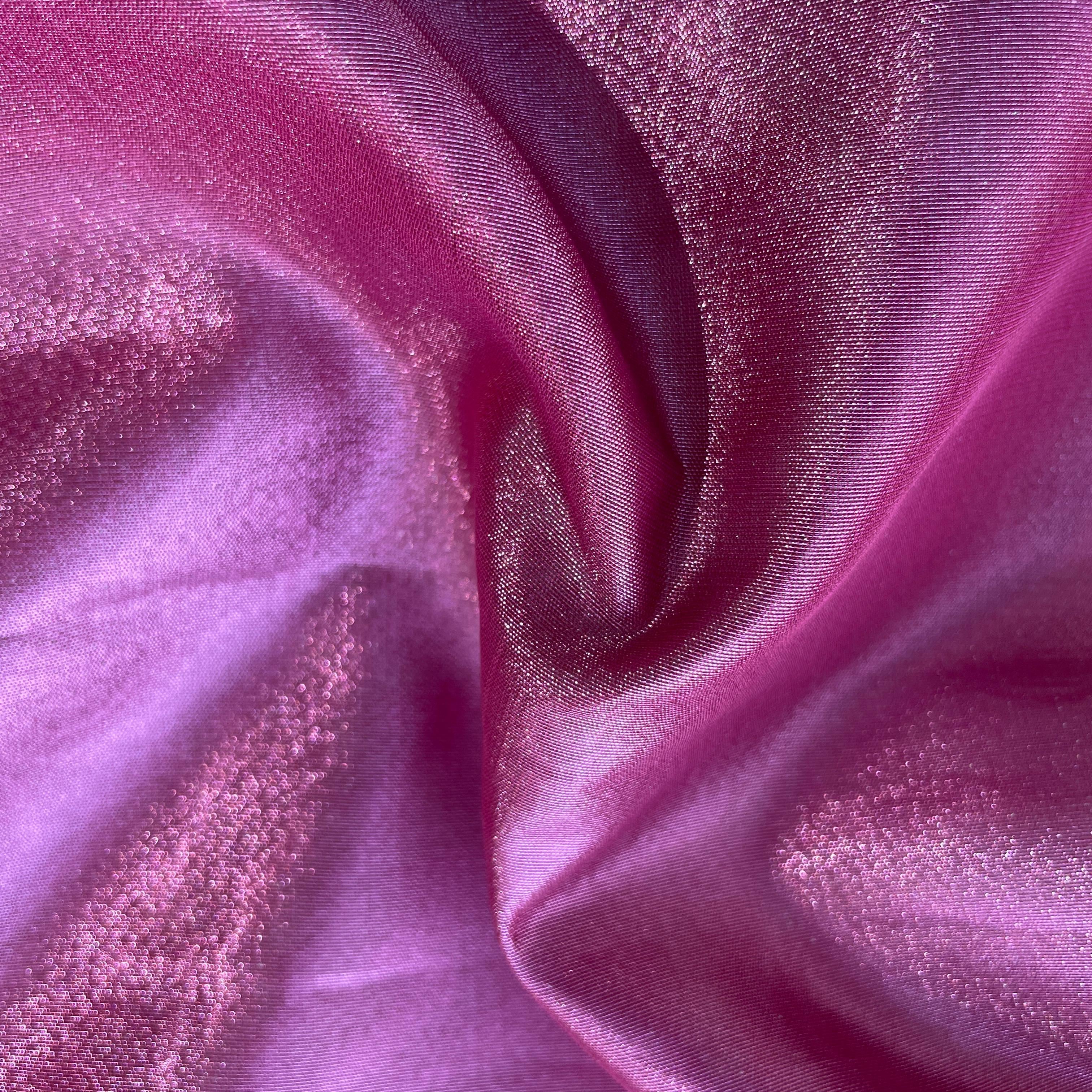 Dark Pink Solid Plain Tissue Fabric 19671