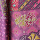 Wine Patch Print Bemberg Silk Fabric 20870