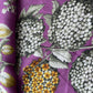 Lavender Batik Print Modal Satin Fabric 18027