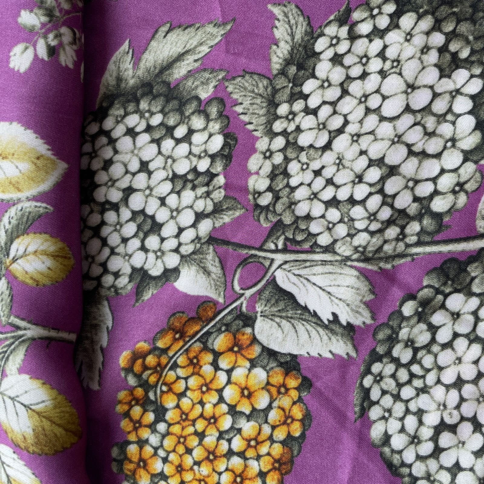 Lavender Batik Print Modal Satin Fabric 18027
