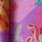 Pink Floral Print Modal Satin Fabric 18030