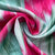 Green Multicolor Ikkat Print Bemberg Gaji Silk Fabric 15550