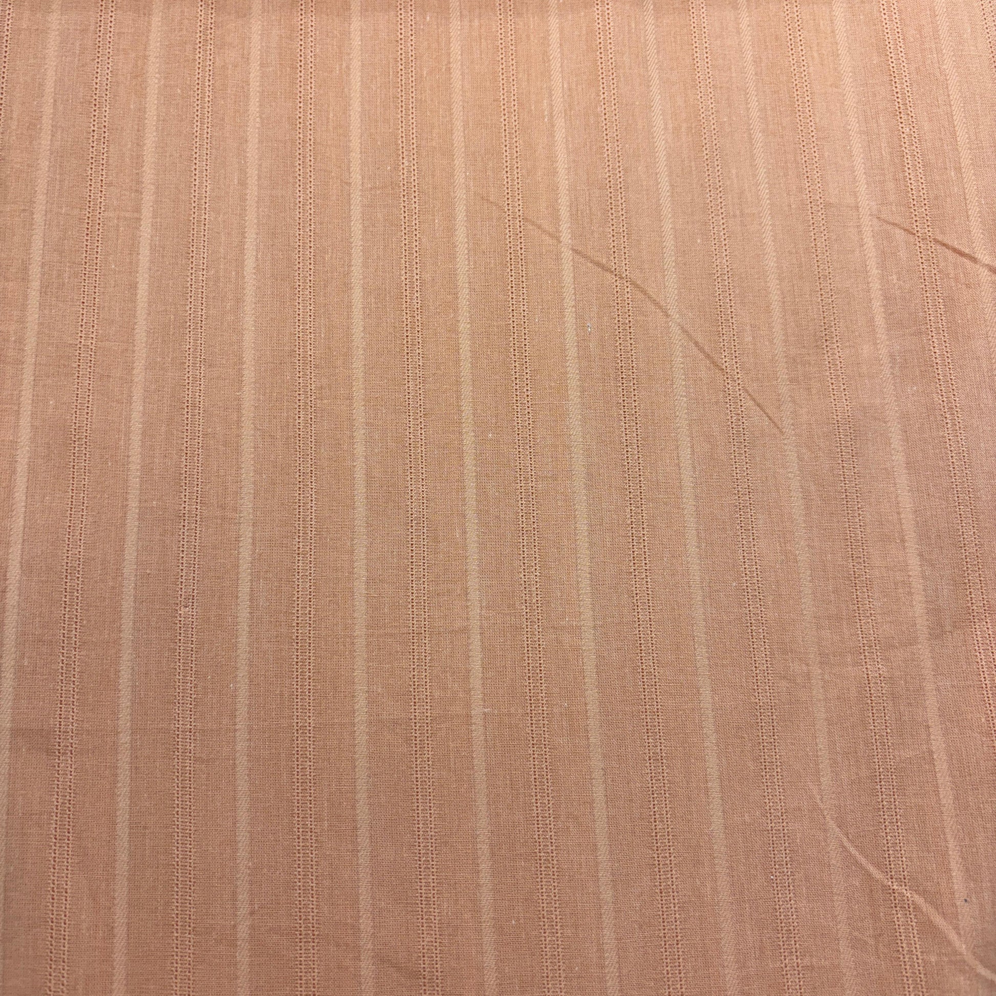 Orange Stripes Cotton Dobby Fabric 1946
