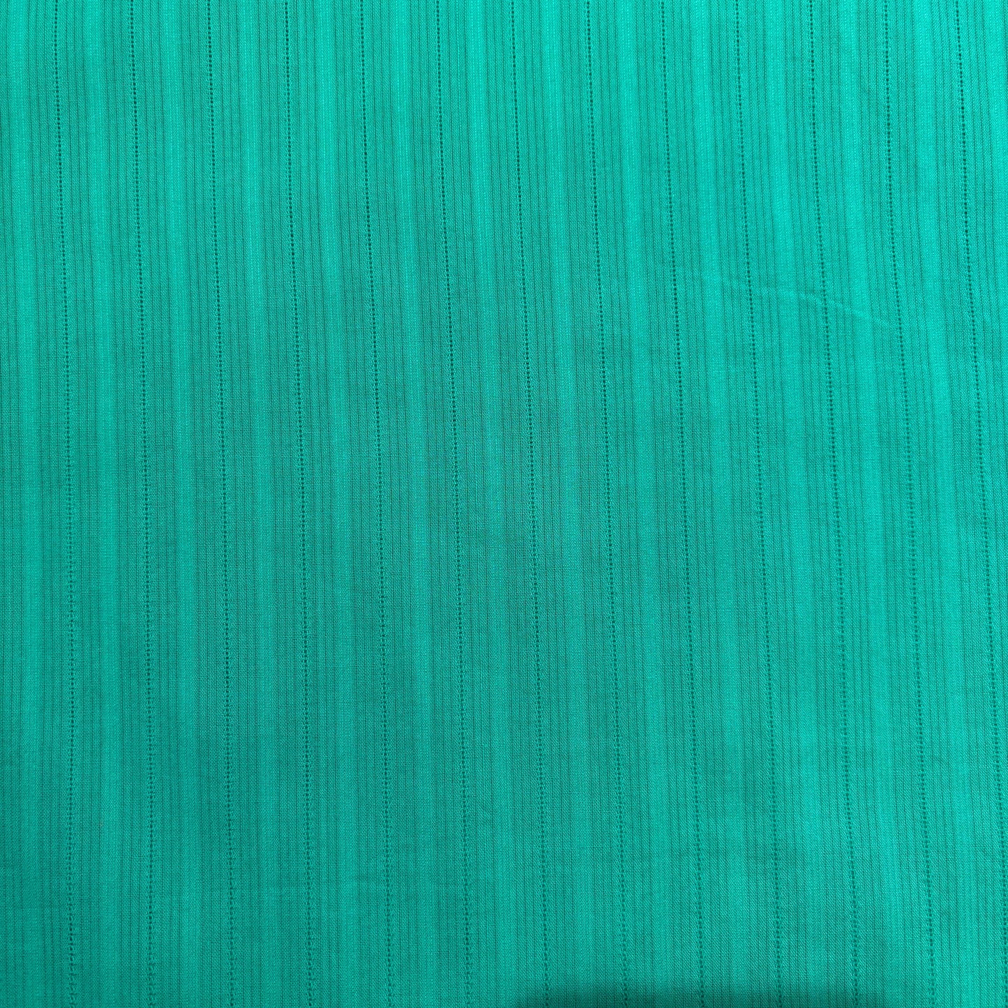 Sea Green Stripes Cotton Dobby Fabric 2017