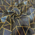 Black & Navy Blue Color Viscose Fabric 4700