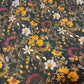 Black Floral Print Georgette Fabric 5801