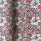 Pink White Floral Print Cotton Fabric 16242