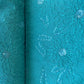 Green Floral Sequence Thread Embroidery Cotton Fabric 11034