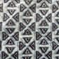 Off White Grey Geometrical Cotton Chanderi Fabric 15616