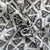 Off White Grey Geometrical Cotton Chanderi Fabric 15616