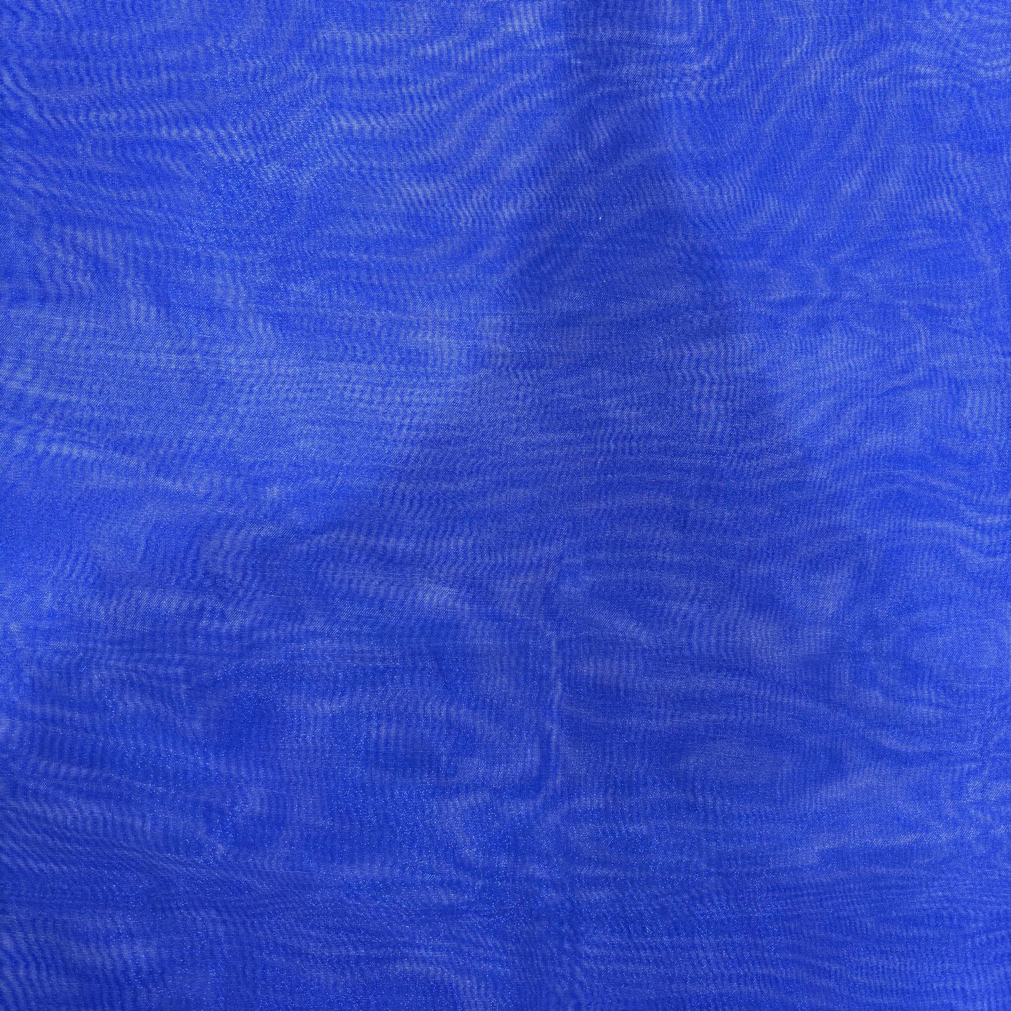 Royal Blue Solid Poly Organza 4917