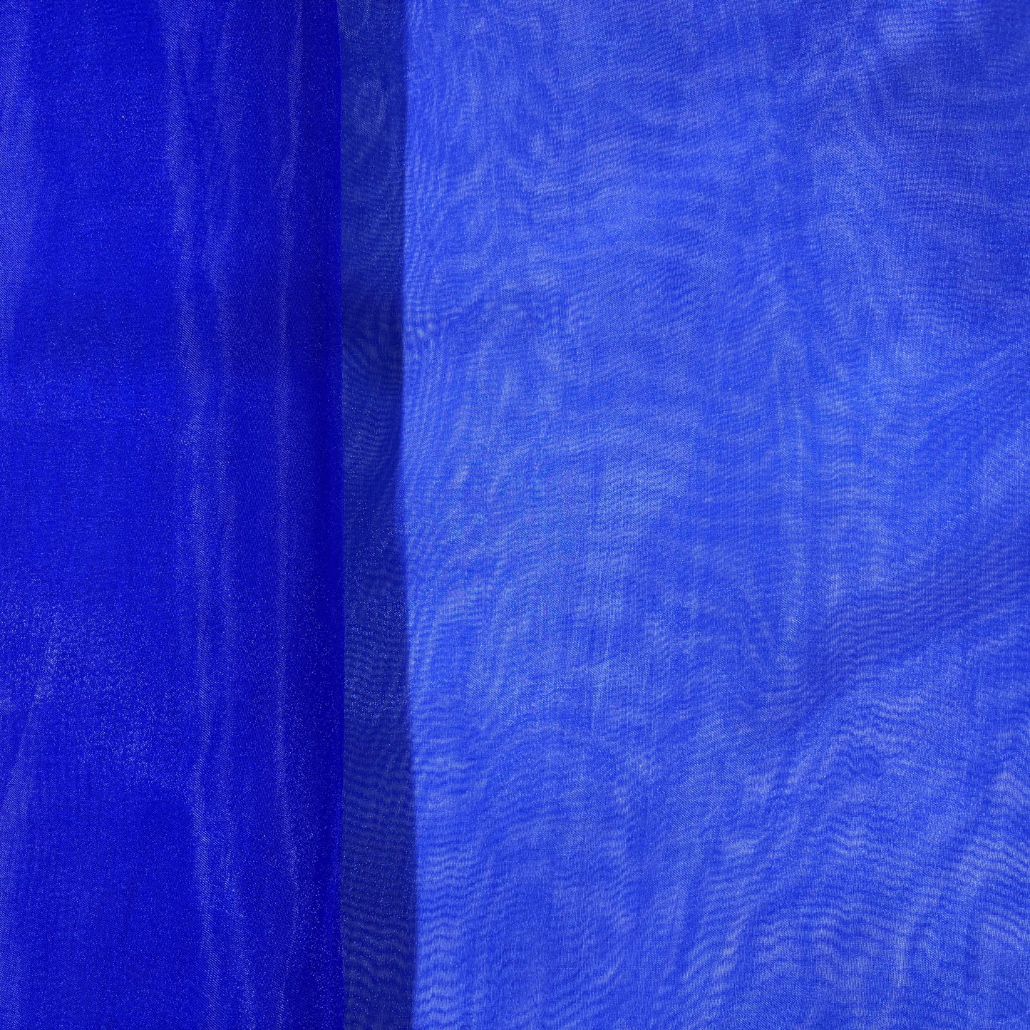 Royal Blue Solid Poly Organza 4917