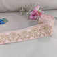 Pink Thread Embroidery Lace 15805