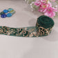 Green Sequins Embroidery Lace 15788