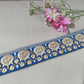 Blue Thread Embroidery Lace 15806