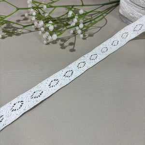 Off White Dyeable Cotton Lace 9157