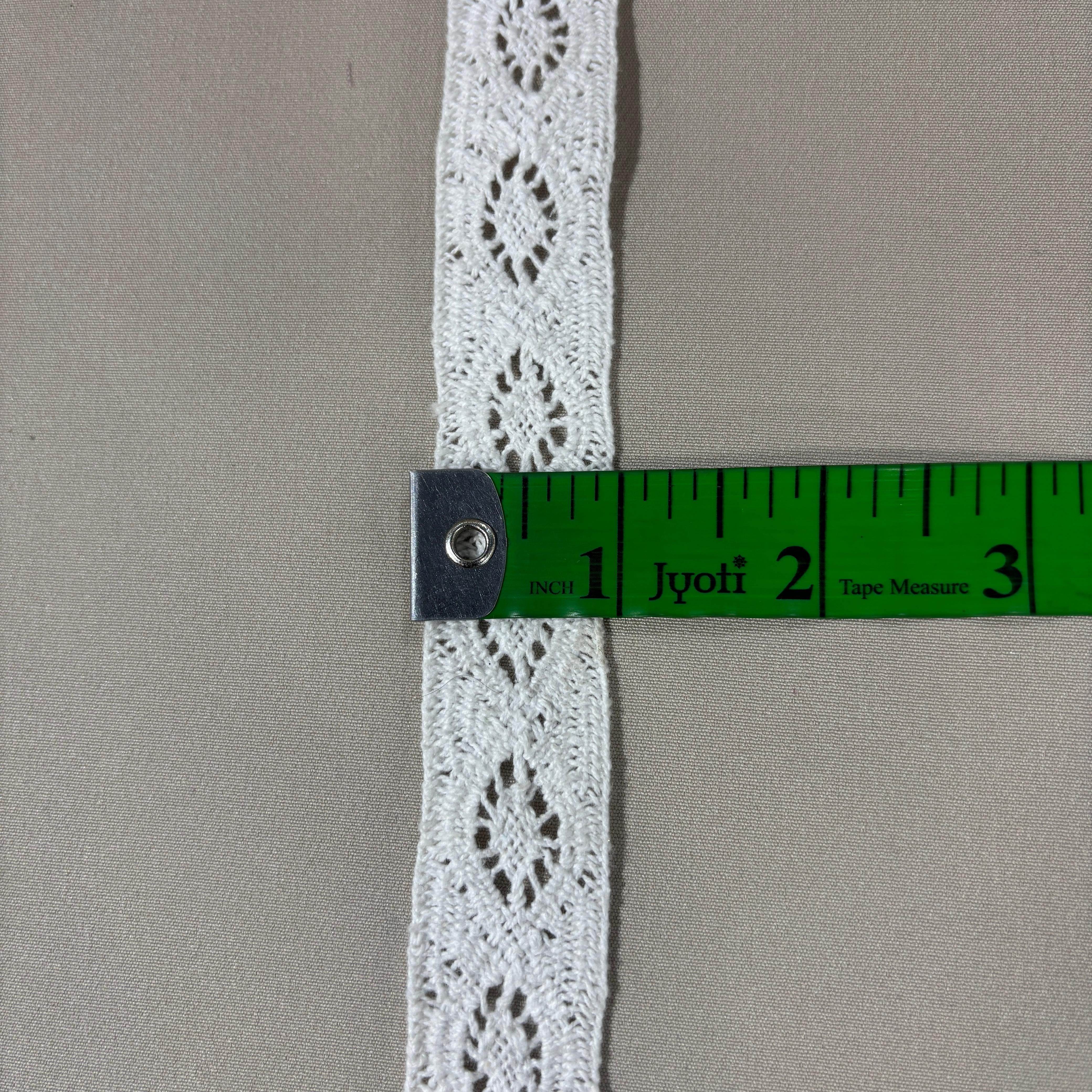 Off White Dyeable Cotton Lace 9157