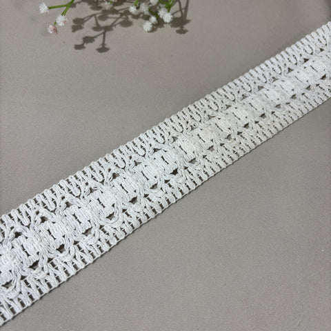 Off White Dyeable Cotton Lace 9191