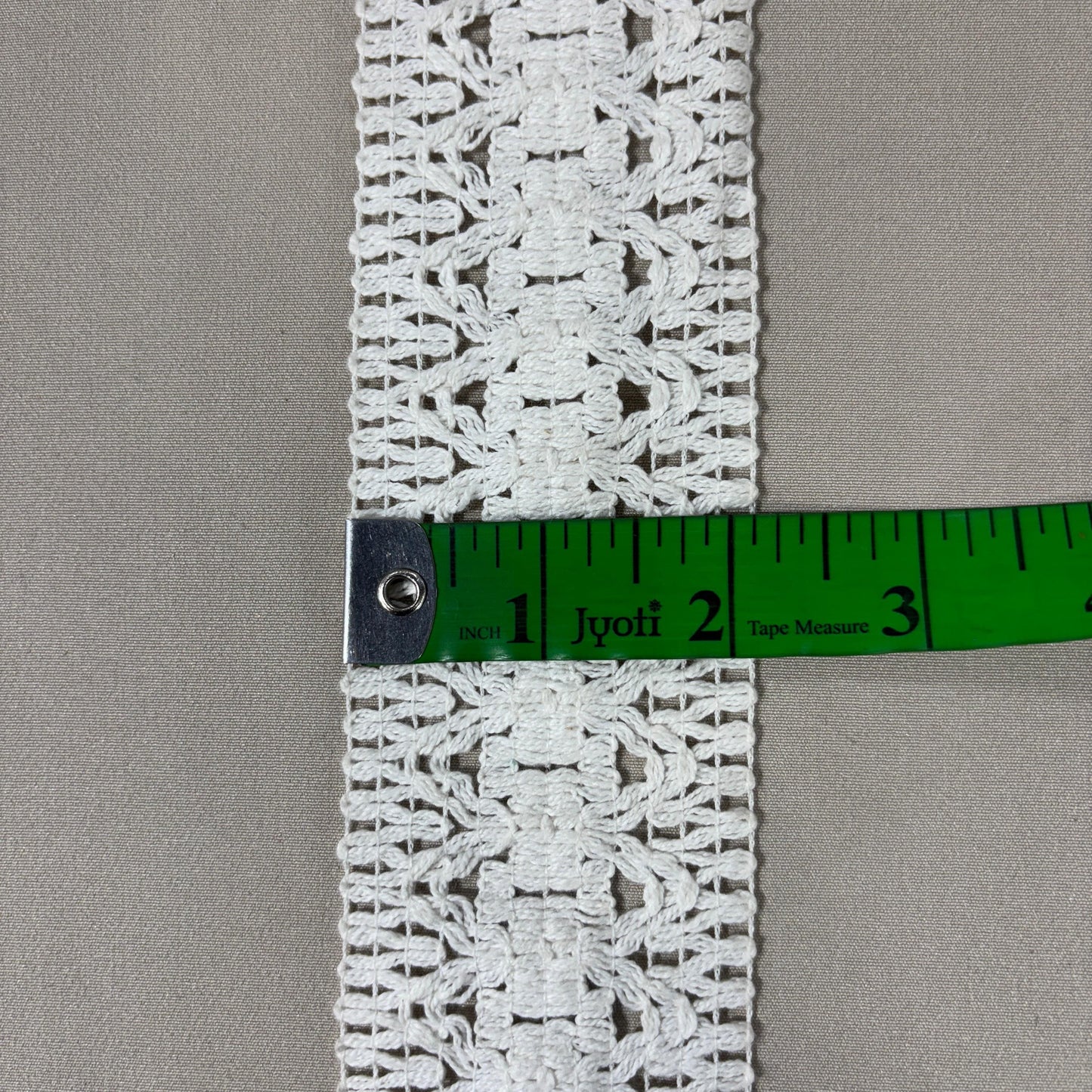Off White Dyeable Cotton Lace 9191