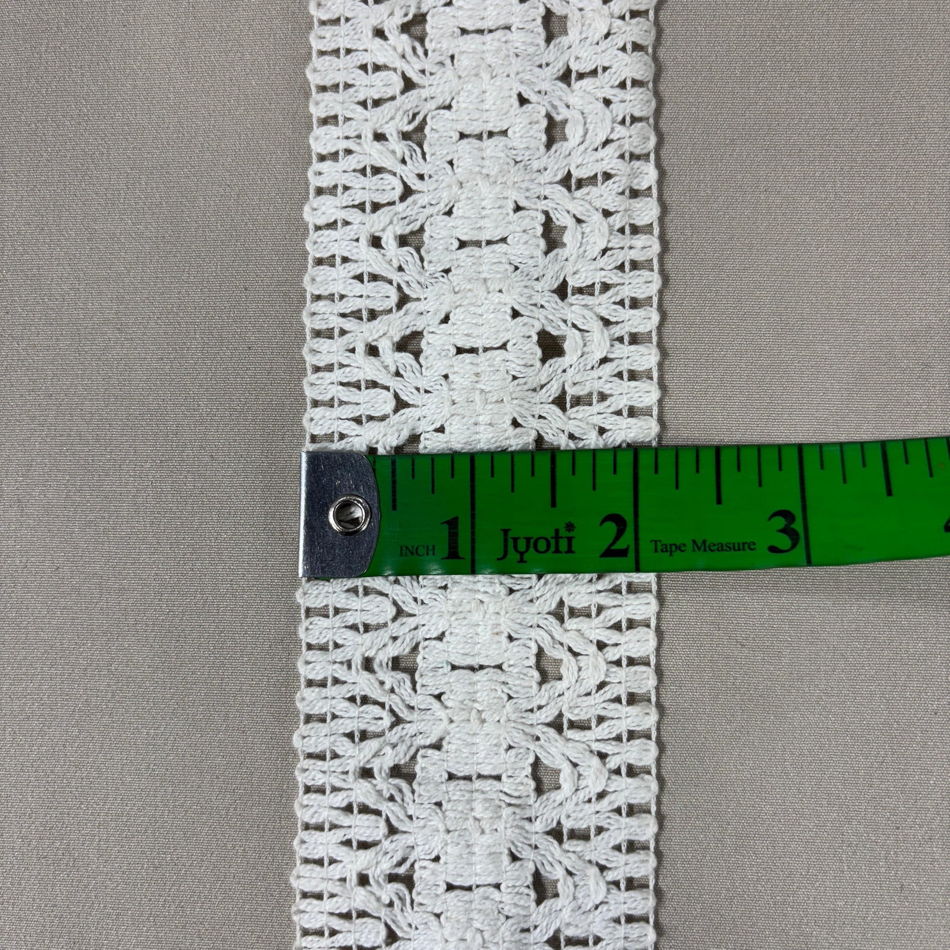 Off White Dyeable Cotton Lace 9191