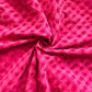 Pink Check Print Dobby Cotton Fabric 6505