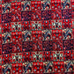 Red Digital Print Rayon Fabric 1264