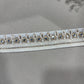 White Zari Mirror Embroidery Lace 15794
