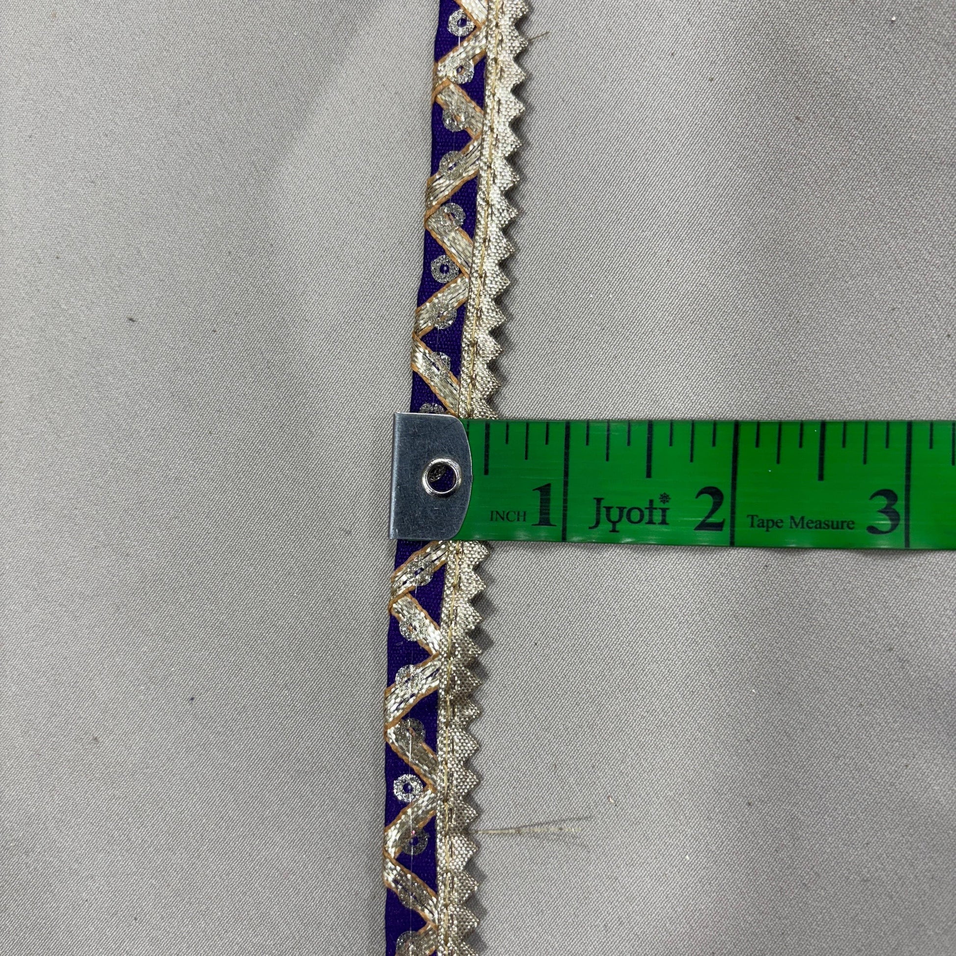 Voilet Sequins Lace