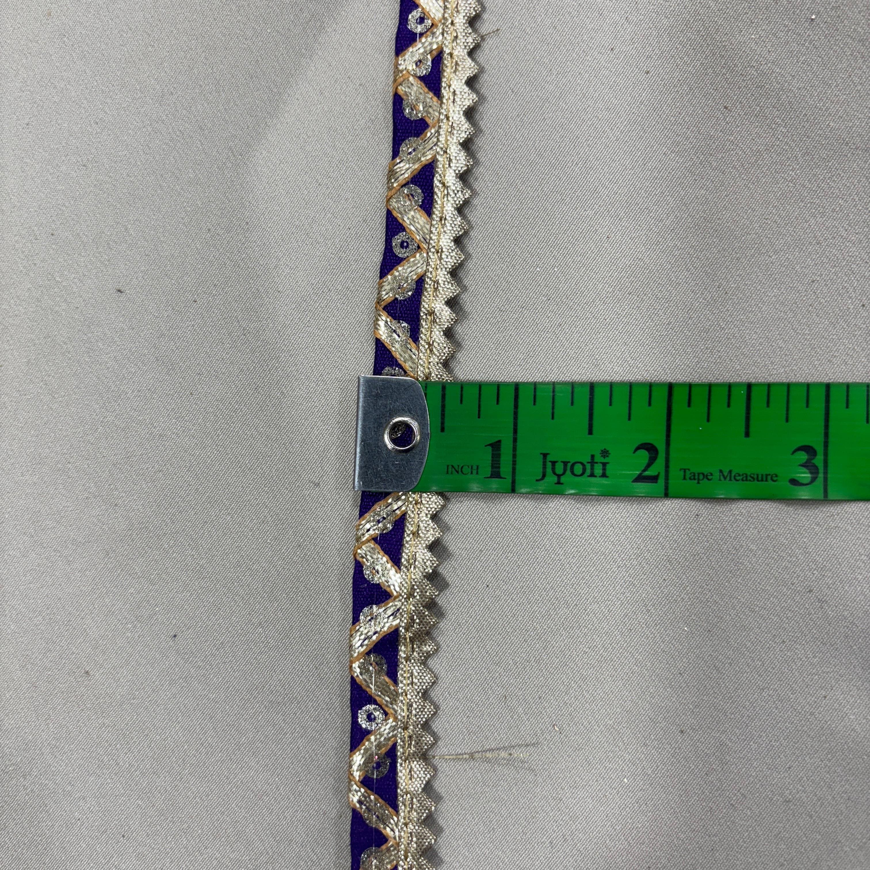 Voilet Sequins Lace