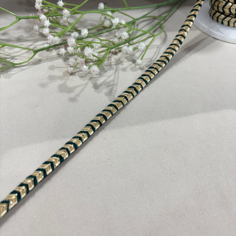 Dark Green Lace 21822