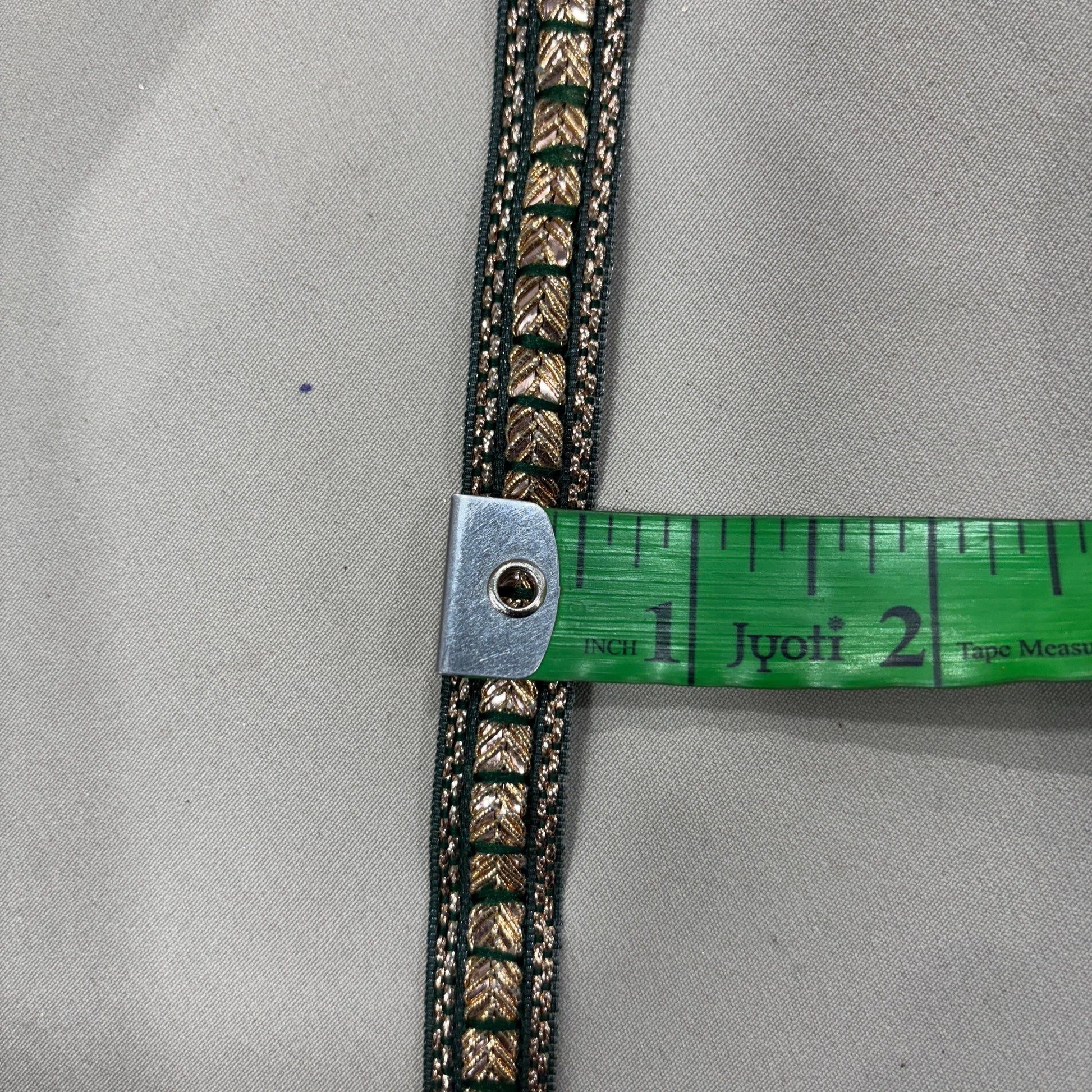 Dark Green Lace 21824