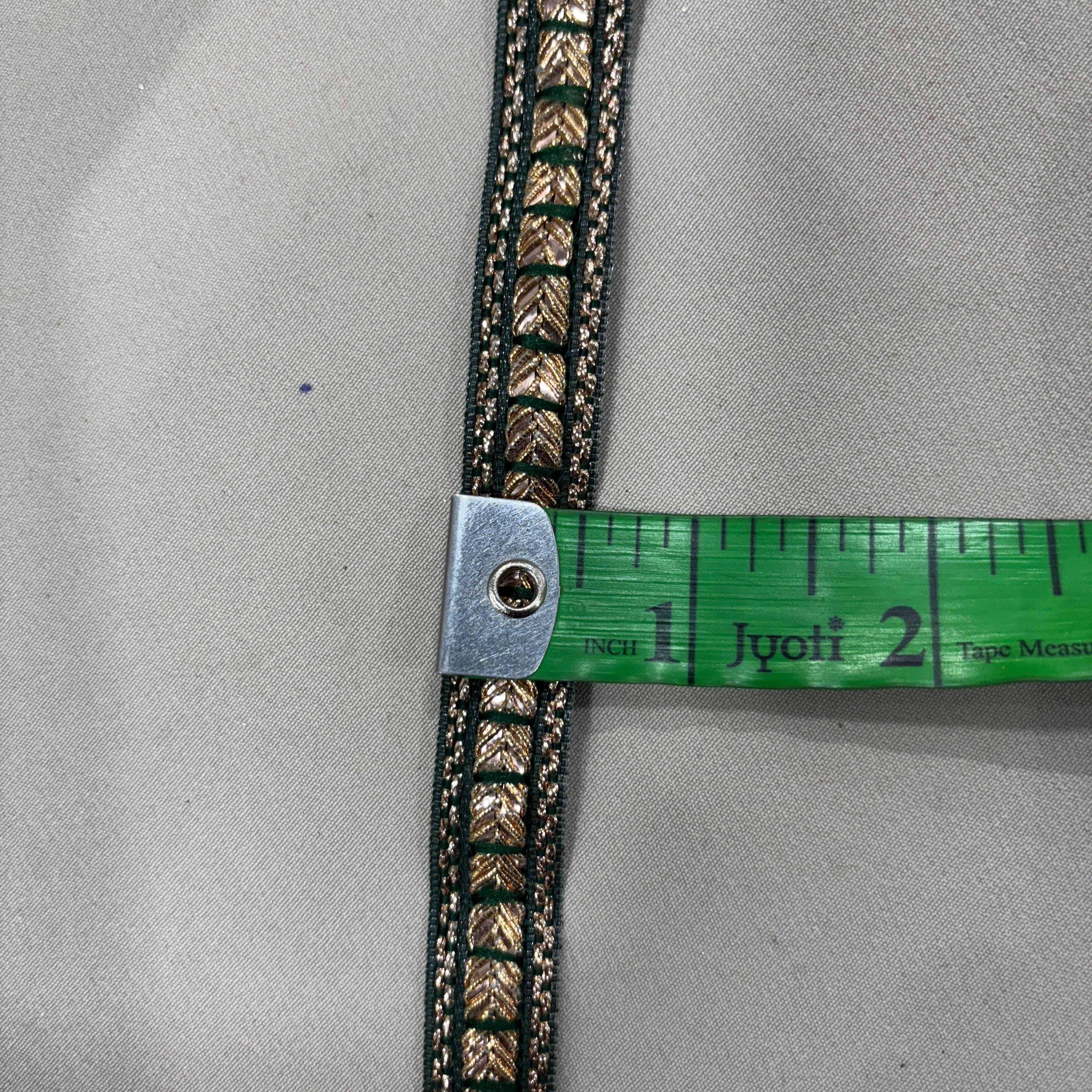 Dark Green Lace 21824