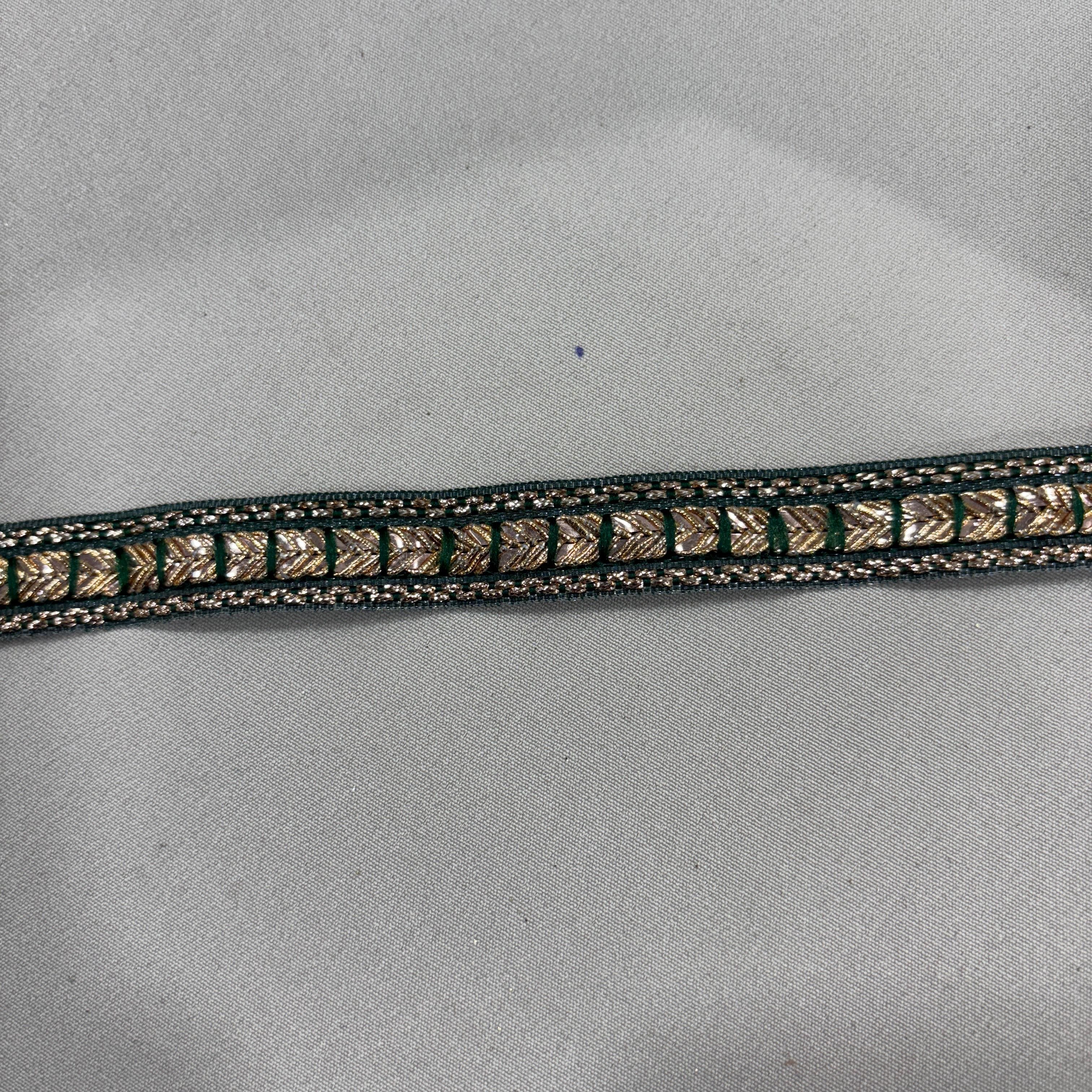 Dark Green Lace 21824
