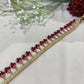 Red Pearl Stone Hanging Lace 16969