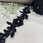 Black Cutdana & Sequins Net Lace 20710