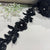 Black Cutdana & Sequins Net Lace 20710