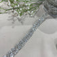 Silver Floral Sequins Embroidery Lace 15797