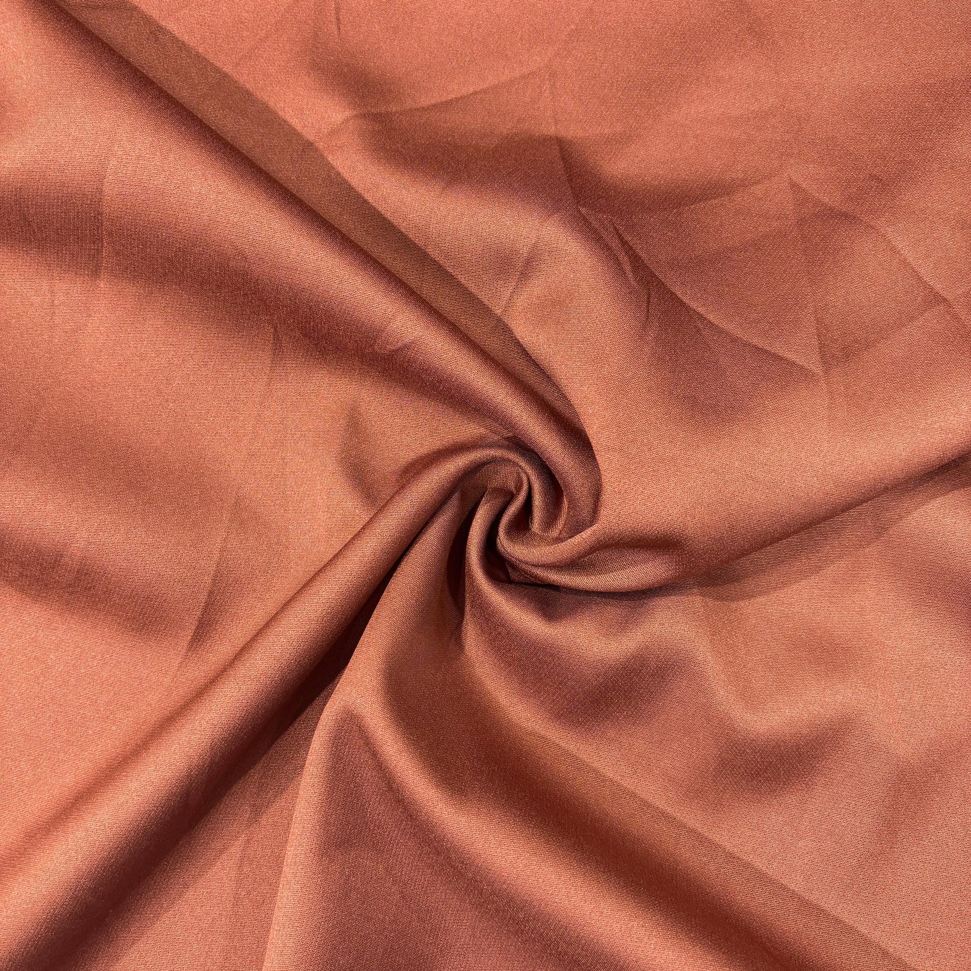 Brown Solid Banana Crepe Fabric 18731
