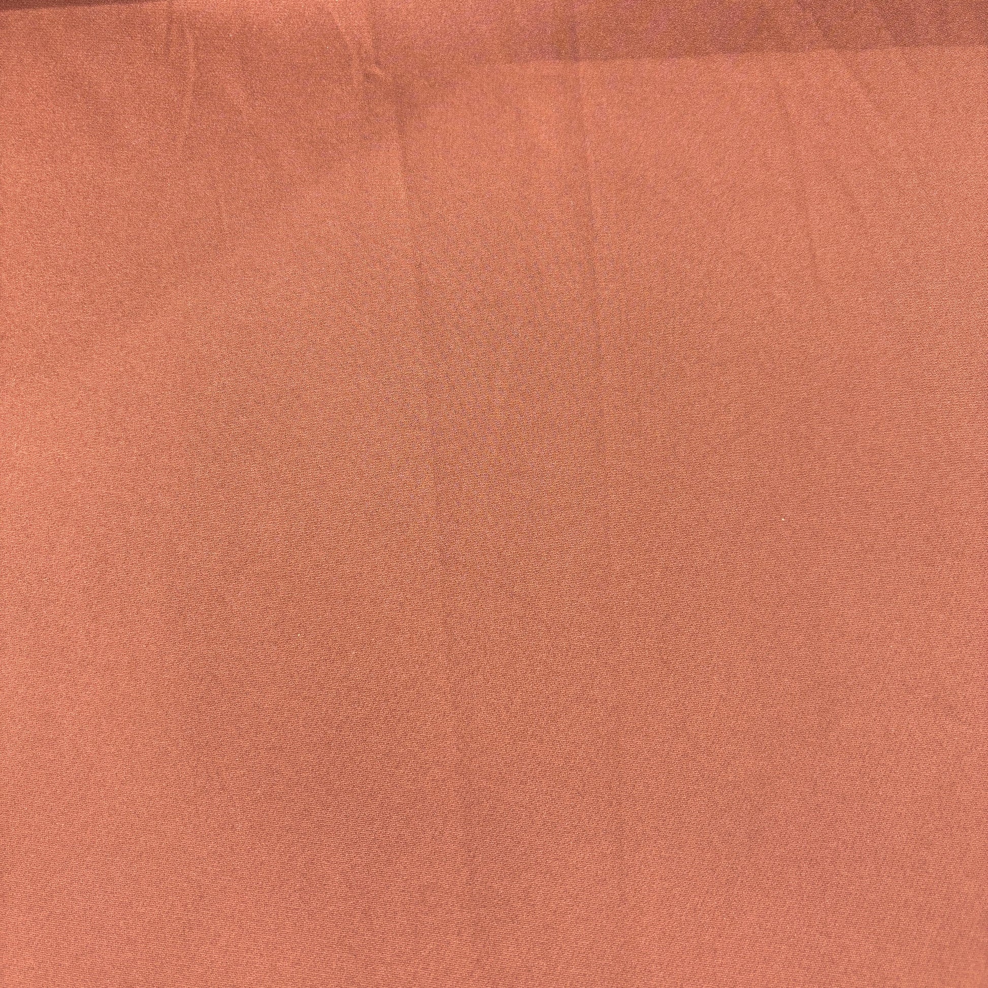 Brown Solid Banana Crepe Fabric 18731