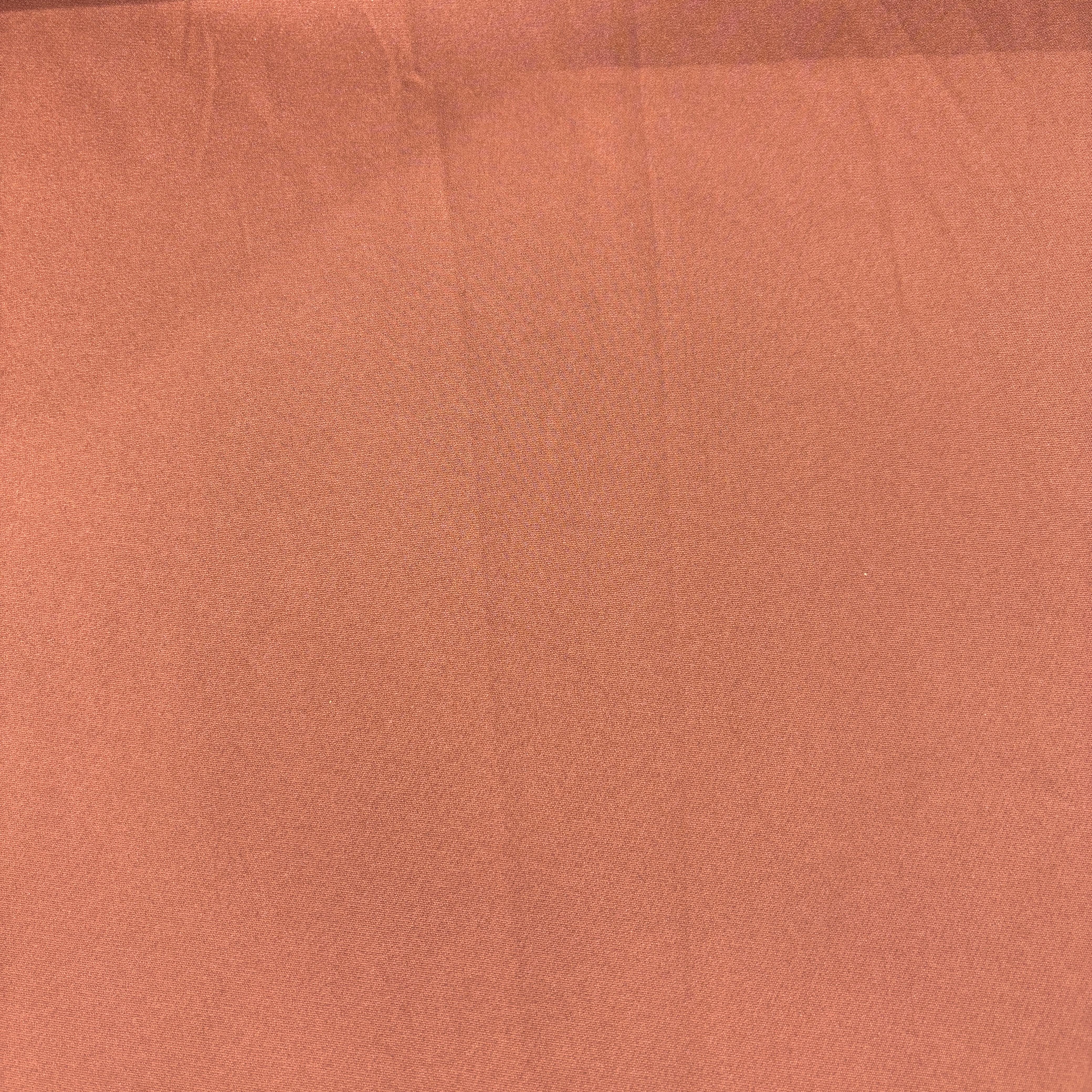 Brown Solid Banana Crepe Fabric 18731
