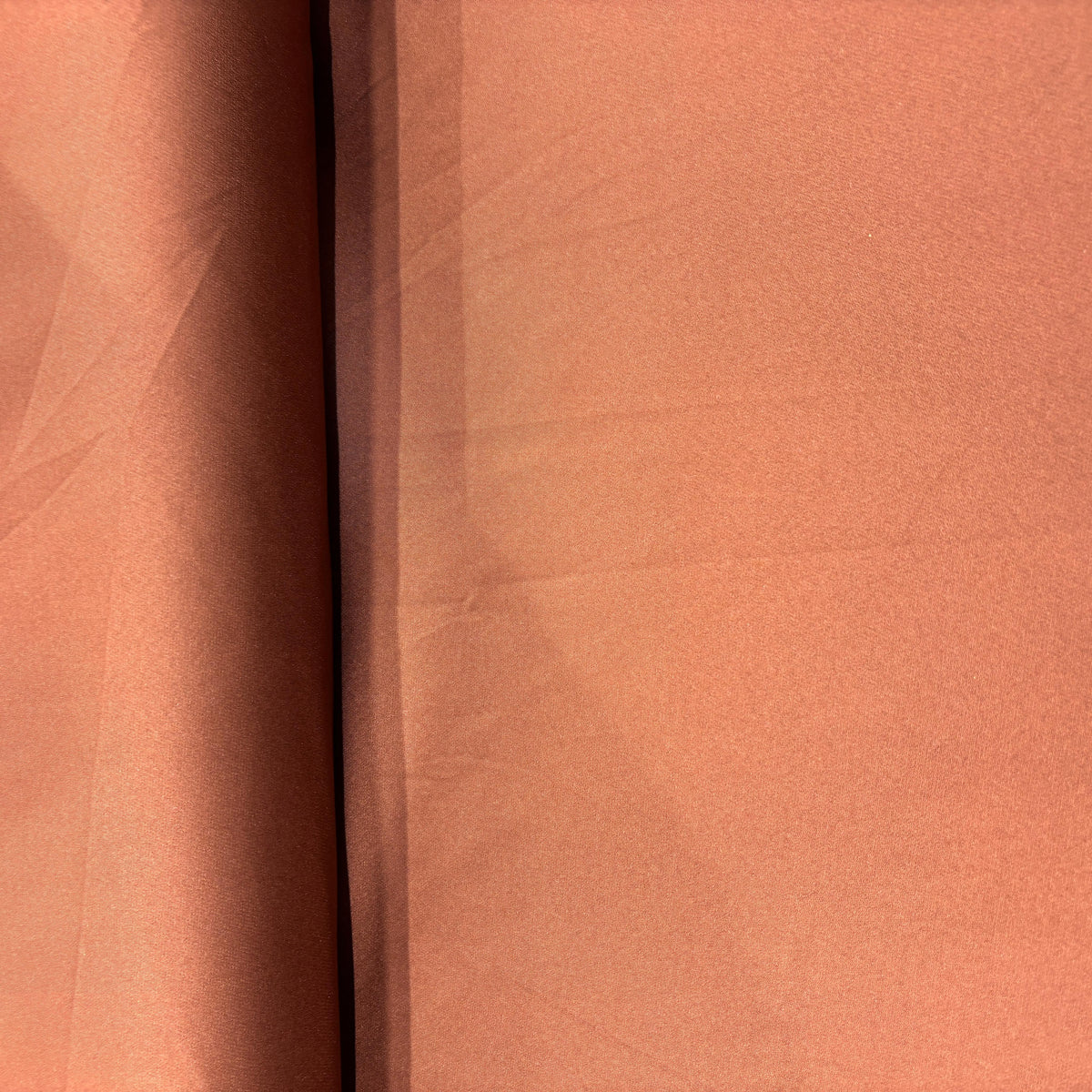 Brown Solid Banana Crepe Fabric 18731