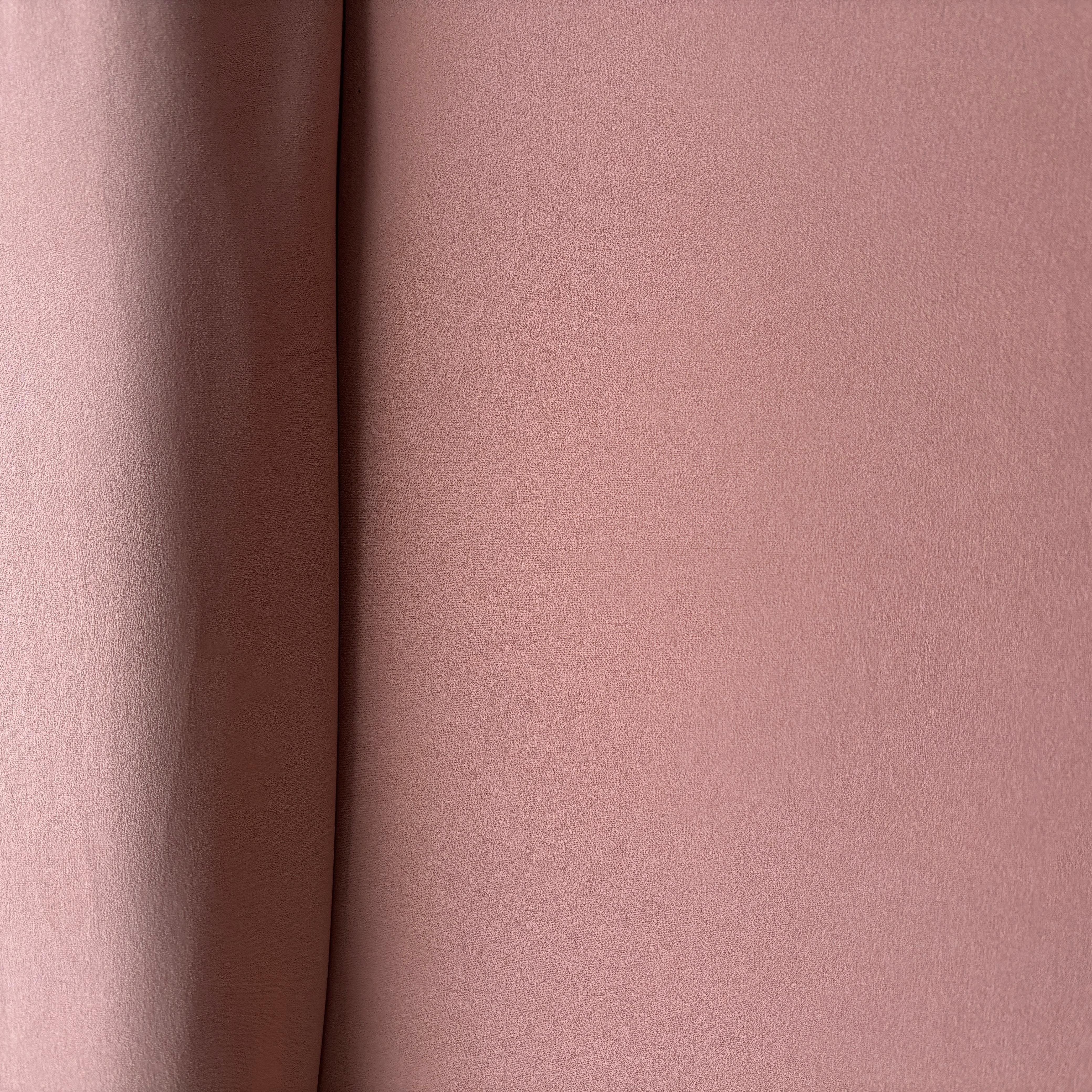 Dark Cream Solid Banana Crepe Fabric 13339