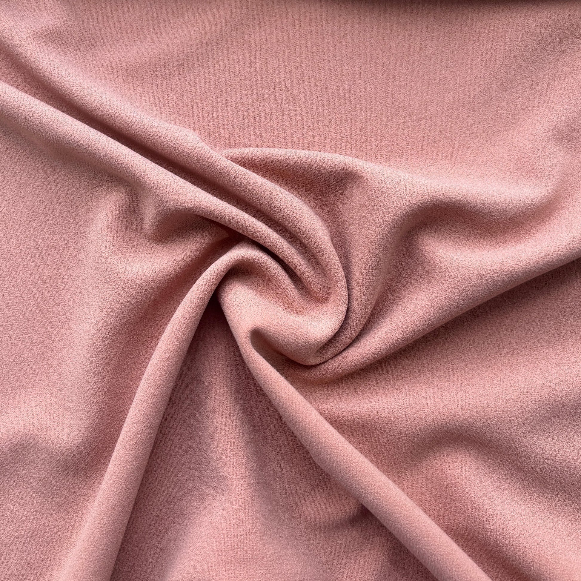 Dark Cream Solid Banana Crepe Fabric 13339