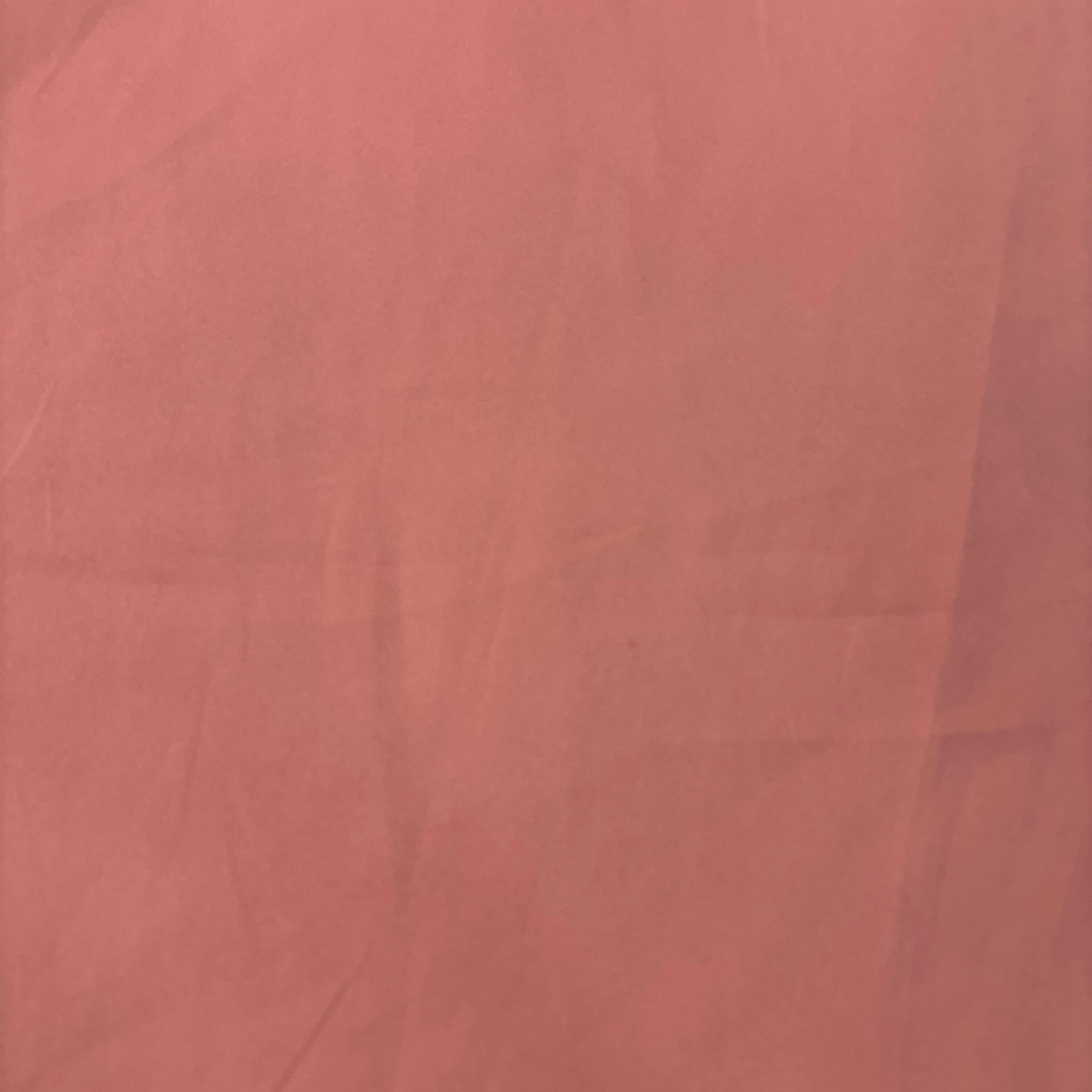 Peach Pink Solid Banana Crepe Fabric 14513