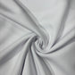 White Solid Banana Crepe Fabric 13341